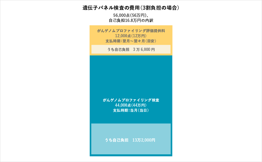 遺伝子パネル検査の費用